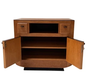 Art Deco Amsterdamse School Cabinet with Drawers by Piet Kramer, 1930s